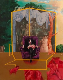 Obraz do salonu artysty Tomasz Tobolewski pod tytułem Louise Cyphre