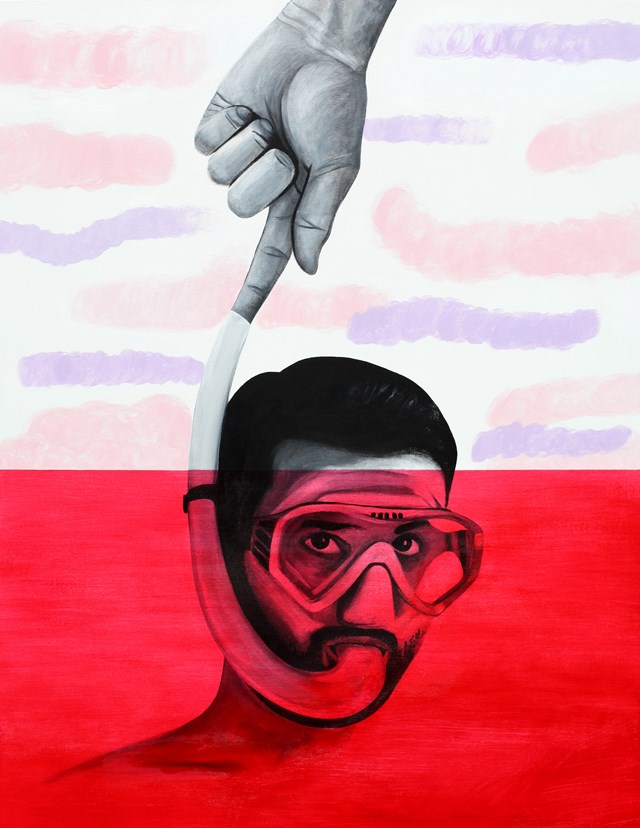 Obraz do salonu artysty Maciej Zabawa pod tytułem Kocham Cię Polsko