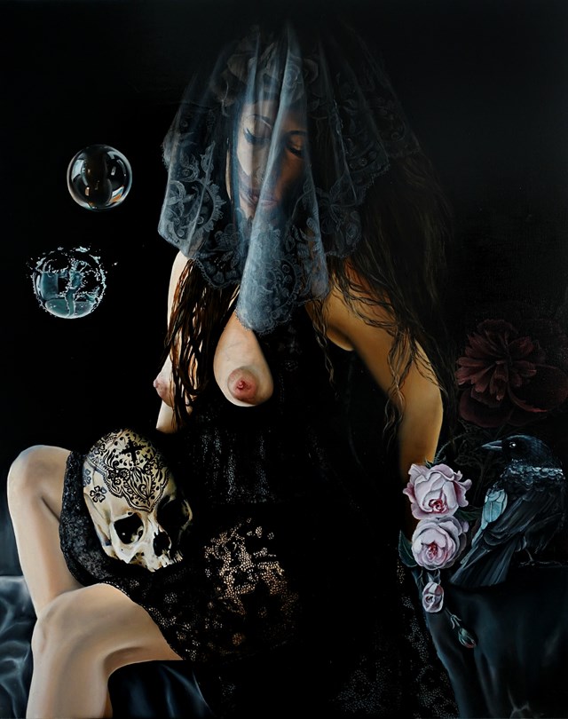 Obraz do salonu artysty Marta Julia Piórko pod tytułem Lacrimosa