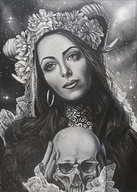 Obraz do salonu artysty Marta Julia Piórko pod tytułem Pani wieczność