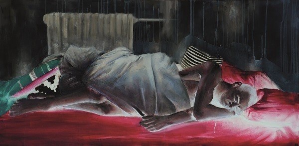 Obraz do salonu artysty Angelika Korzeniowska pod tytułem Śpiący Staś