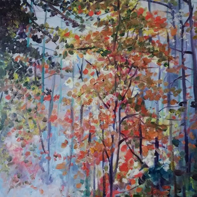 Obraz do salonu artysty Joanna Kowalczyk-Stużyńska pod tytułem Jesień