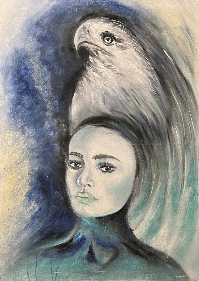 Obraz do salonu artysty Mariola Świgulska pod tytułem Orla przewodniczka