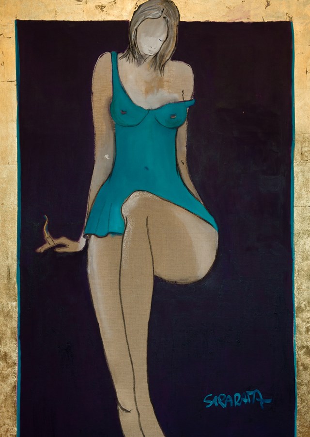 Obraz do salonu artysty Joanna Sarapata pod tytułem Burleska