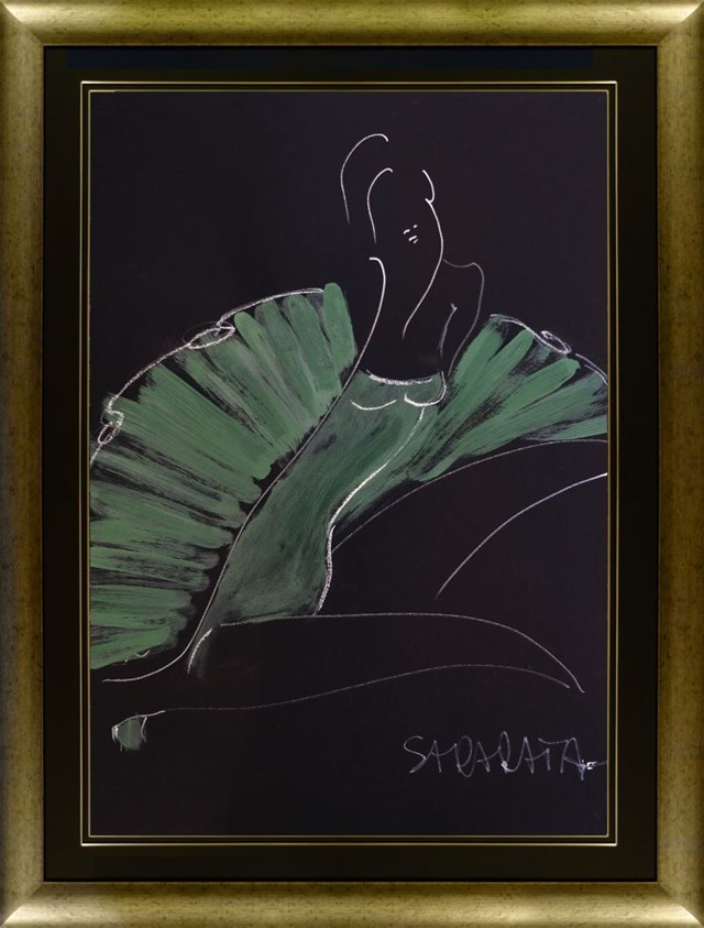 Obraz do salonu artysty Joanna Sarapata pod tytułem Tancerka szkic 1