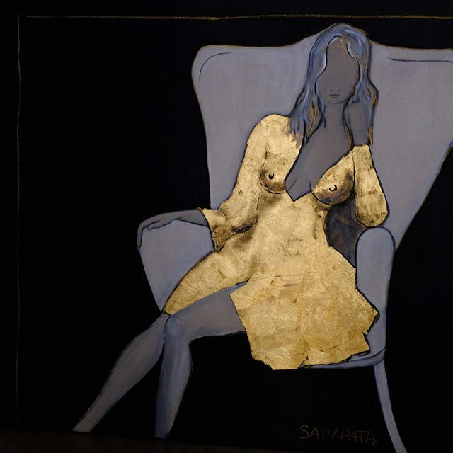 Obraz do salonu artysty Joanna Sarapata pod tytułem GOLDEN HOUR