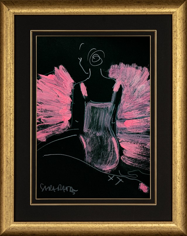 Obraz do salonu artysty Joanna Sarapata pod tytułem Ballerina w różu