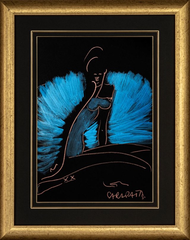 Obraz do salonu artysty Joanna Sarapata pod tytułem Ballerina w błękicie V