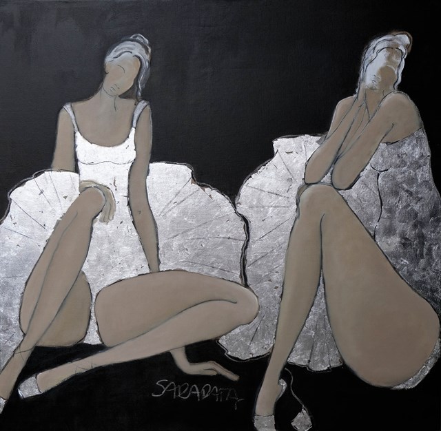 Obraz do salonu artysty Joanna Sarapata pod tytułem Srebrne