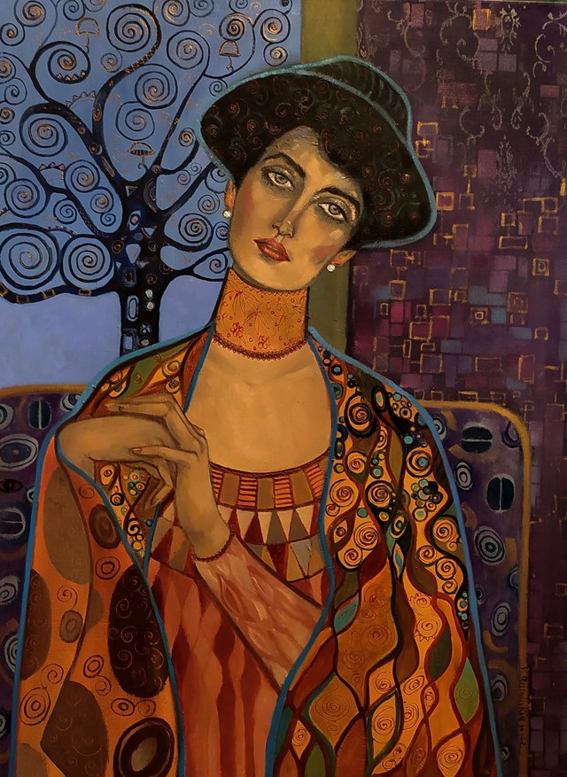 Obraz do salonu artysty Krystyna Ruminkiewicz pod tytułem Złota Adela