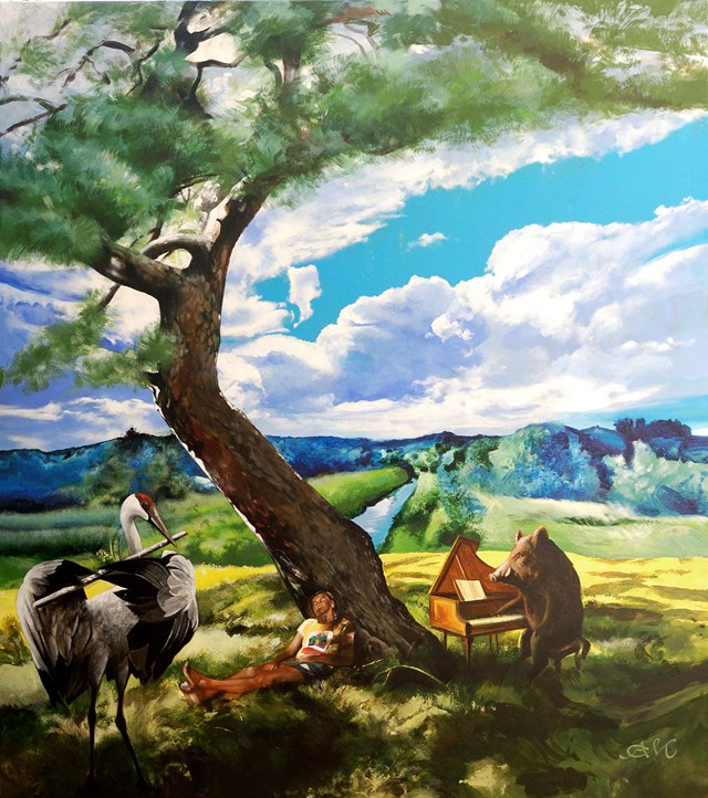 Obraz do salonu artysty Anna Malinowska pod tytułem Koncert