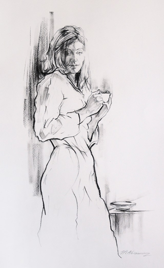 Obraz do salonu artysty Małgorzata Abramowicz pod tytułem Kobieta 2