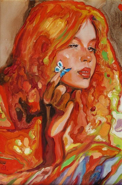 Obraz do salonu artysty Dariusz Żejmo pod tytułem Madame Butterfly