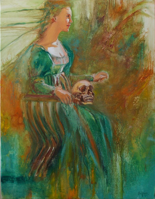 Obraz do salonu artysty Dariusz Żejmo pod tytułem ASTRAZIONE STUPENDA   Lady Makbet