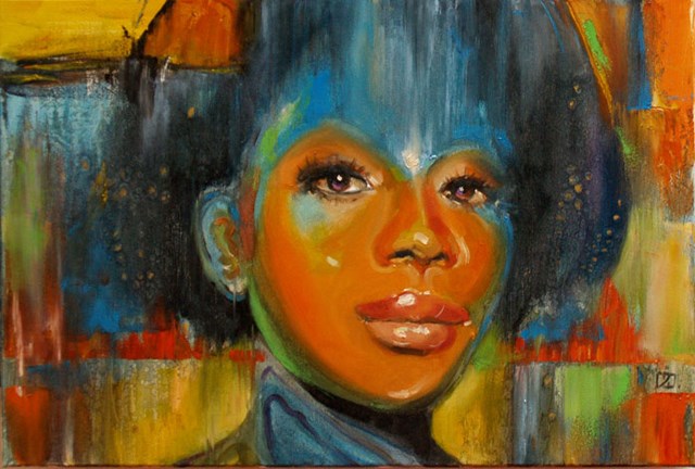 Obraz do salonu artysty Dariusz Żejmo pod tytułem Power of color