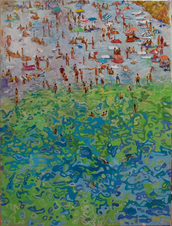 Obraz do salonu artysty Dariusz Żejmo pod tytułem Plaża