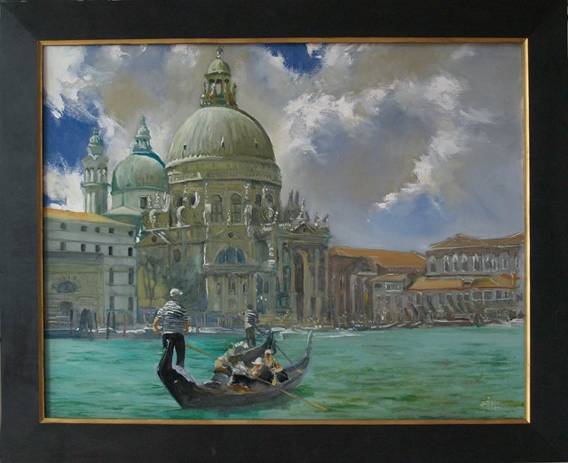Obraz do salonu artysty Dariusz Żejmo pod tytułem Santa Maria della Salute. PANORAMA