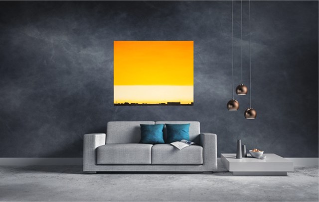 Orange sky - visualisation by MAGDALENA LASKOWSKA