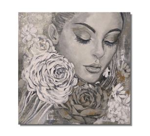 Living room painting by Jolanta Frankiewicz titled Sweet Dreams