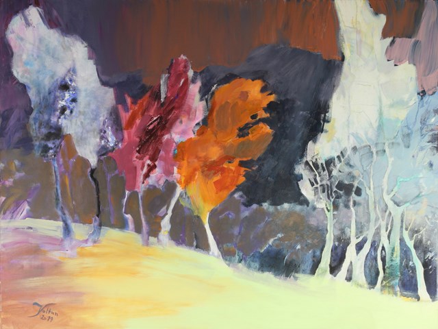 Obraz do salonu artysty Joanna Sołtan pod tytułem Z cyklu "Dreamed Landscapes- 32
