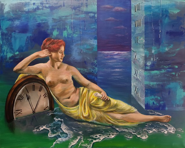 Obraz do salonu artysty Maria Kucia-Albin pod tytułem Przypływ