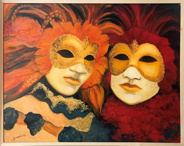 Obraz do salonu artysty Beata Twardowska pod tytułem Złoty duet