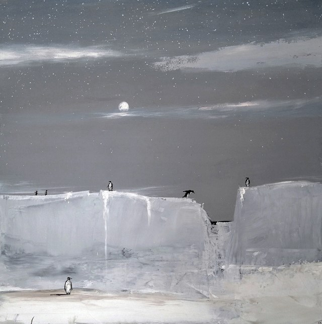 Obraz do salonu artysty Andrzej Cybura pod tytułem ,Ice rocks