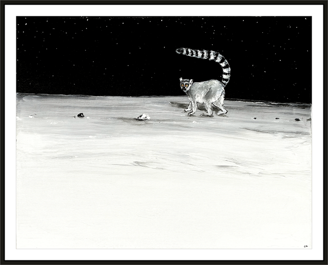 Obraz do salonu artysty Andrzej Cybura pod tytułem Lemur